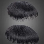 Cobertura para Calvície Frontal Masculina Flip, Reposição Capilar, Disfarce Instantâneo para Queda de Cabelo, Aparência Natural — foto 4