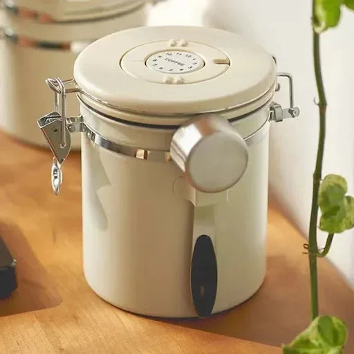 Title 11, Stainless Steel Coffee Bean Sealed Jar Vacuum S...