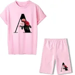 Zomer Letter T-shirt Jogging Motorfiets Sexy dames korte mouw — foto 15