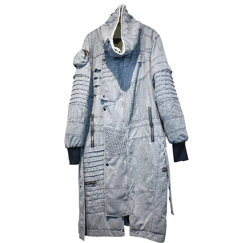 Title 4, Cappotto Lungo Uomo in Lana di Agnello Giacca L...