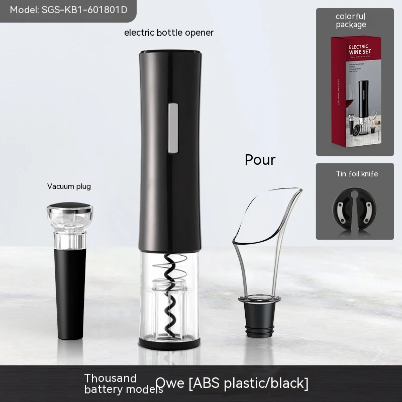 Electric Bottle Opener for Household Use, Creative Wine Stopper and Automatic Screwdriver. Effortless bottle opening, st — photo 15