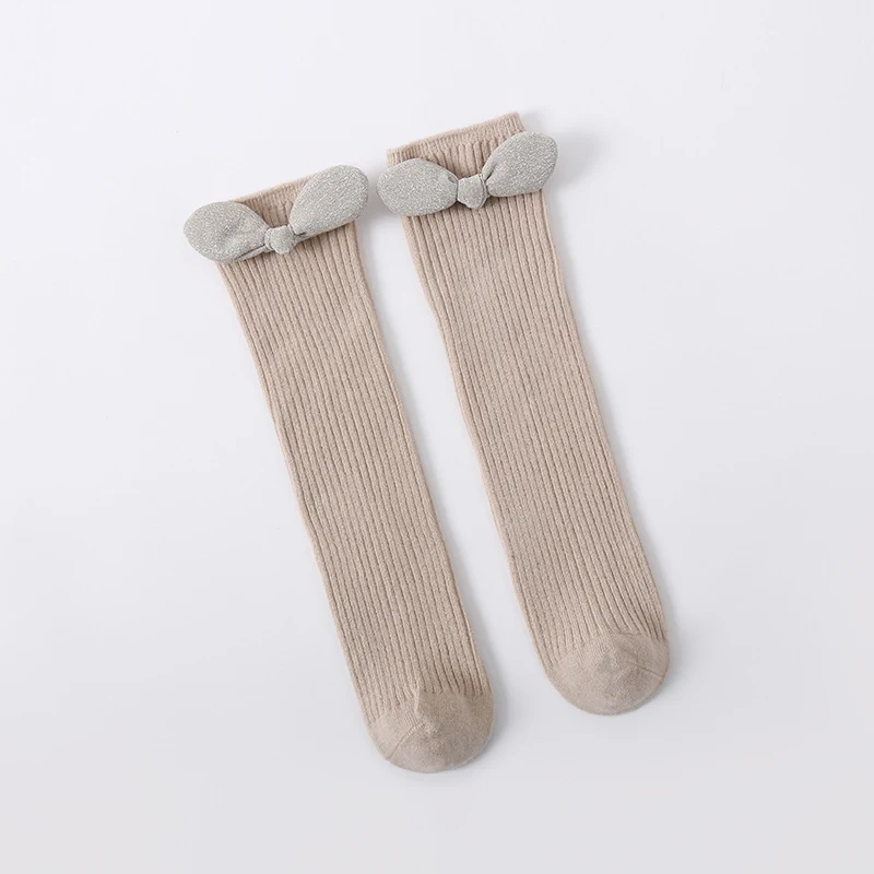 Title 2, Girls Casual Fashion Long Tube Solid Color Sock...
