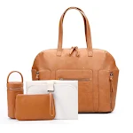 Nueva Bolsa de Momia de PU, Bolso de Hombro Portátil de Doble Uso, Bolso de Bebé Multifuncional de Gran Capacidad, ¡Perfecto para Mamás! — foto 3