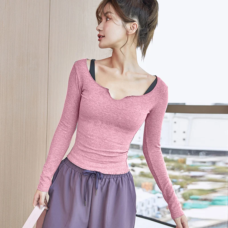 Title 1, T-shirt da yoga ad asciugatura rapida da donna
