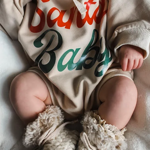 Title 4, Roupa de Natal Bebê Menino Menina Macacão Molet...