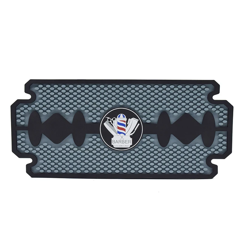 Professional Desktop Anti-slip Mat Hair Salon Barber Scissors Mat. Keeps your scissors and tools secure and organized. E — photo 1