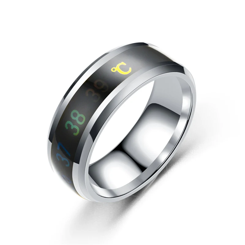 Title 7, Mode Slimme Temperatuur Koppel Ring met Mood Te...