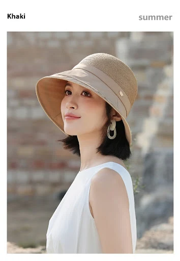 Title 12, Womens Stitching Bucket Hat, Sun-proof and Bre...