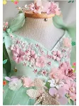 Children's Bow Mesh Bubble Skirt Dress for girls. Comfortable and stylish, perfect for special occasions and everyday pl — photo 2
