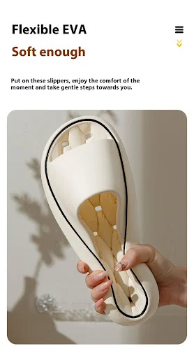 Title 5, Hollow Bathroom Non-slip Silent EVA Slippers fo...