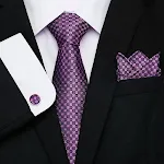 Terno de três peças com gravata de 8cm da Série Flores Listradas. Elegância e estilo para ocasiões especiais. Destaque-se com este traje exclusivo. — foto 29