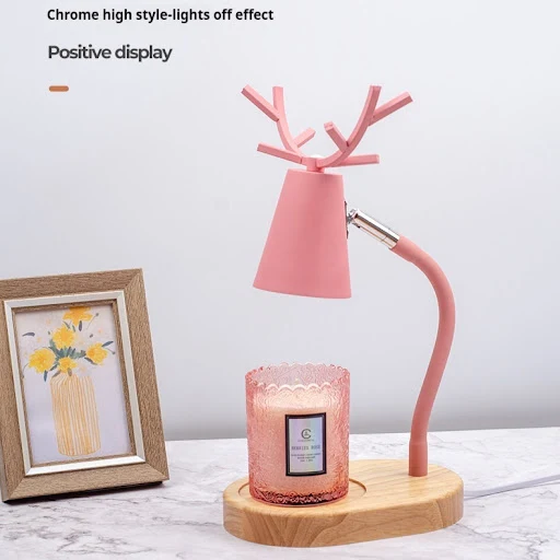 Title 7, Solid wood bedroom bedside decoration table lam...