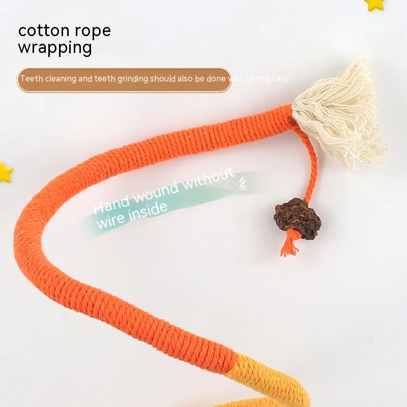Title 2, Cat Bite Rope Toy Self-Hi Relieving Stuffy Pet ...