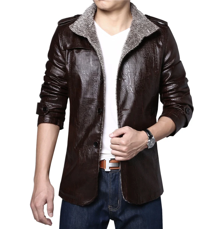 Title 5, Korean thick slim leather jacket for men, offer...