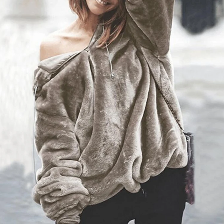 Camisola irregular com capuz — foto 4