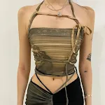 Retro donkergroene schuine schoudertas voor dames. Kort model, ideaal voor dagelijks gebruik. Stijlvol, praktisch en trendy. — foto 3