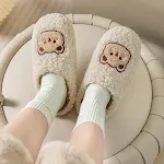 Pantofole in cotone termico in velluto antiscivolo. Comode e calde per la casa, con suola antiscivolo. Perfette per un comfort duraturo. — foto 5