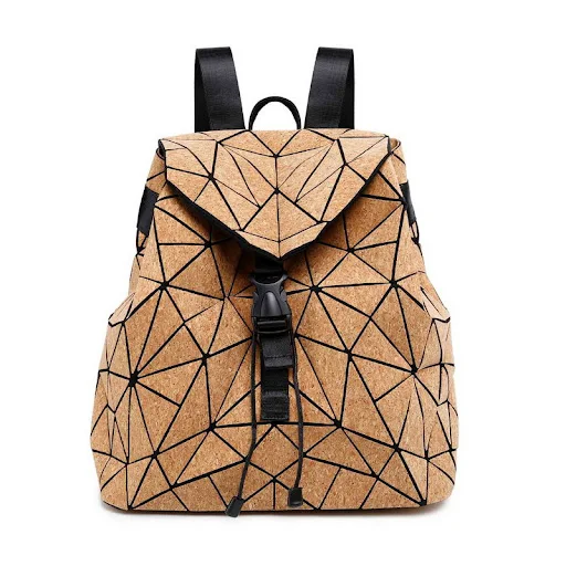Title 2, Bolso de mano con veta de madera variado, elega...