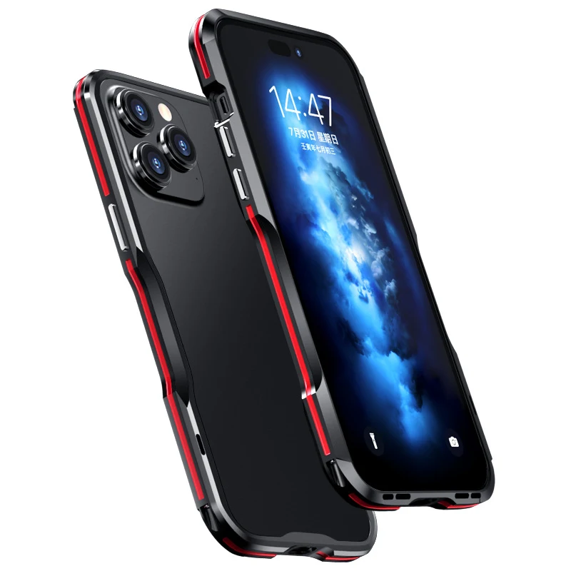 Title 1, Capa metálica à prova de bisel para celular. Pr...