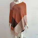 Large Plaid Orange Pink