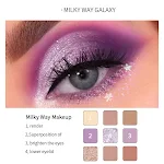 Long Lasting Matte Pearl Glitter 9 Color Eyeshadow Palette for creating stunning eye looks that last all day. Perfect fo — photo 5