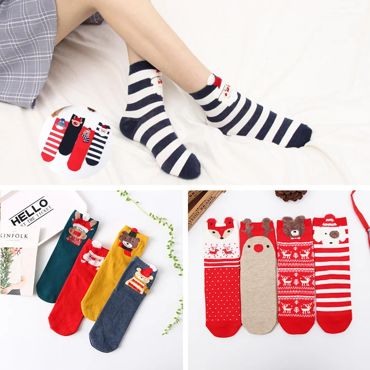 Title 1, Womens Cotton Cartoon Tube Socks