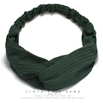 South Korea Spring/Summer Cross Tight Hair Band. Secure hold, breathable and comfortable. Perfect for sports, workouts, — photo 13