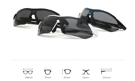 Title 2, Polarized windproof cycling glasses for outdoor...