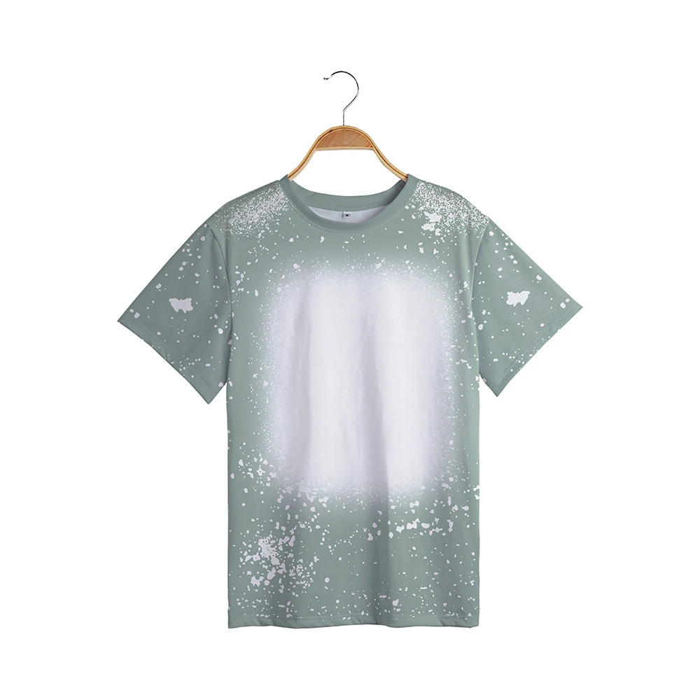 Camiseta tie-dye estampada de manga curta, roupas soltas para pais e filhos (família de quatro). Conforto e estilo para todos! — foto 6