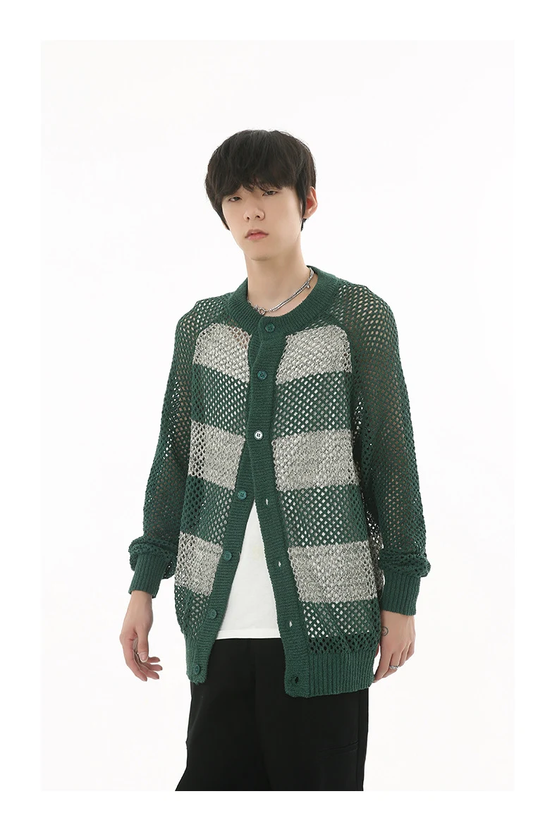 Title 8, Autumn New Korean Style Contrast Color Striped ...