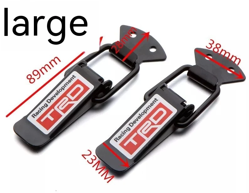 Title 1, Car Bumper Drag Hook Lock Fixed Trunk Buckle pr...