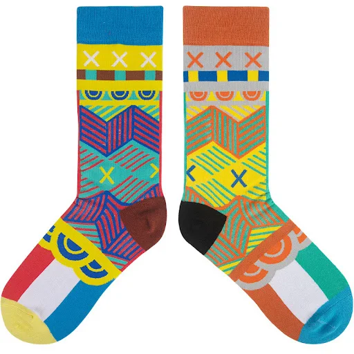 Title 3, Asymmetrical AB Socks Planet Cute Cute Ladies M...