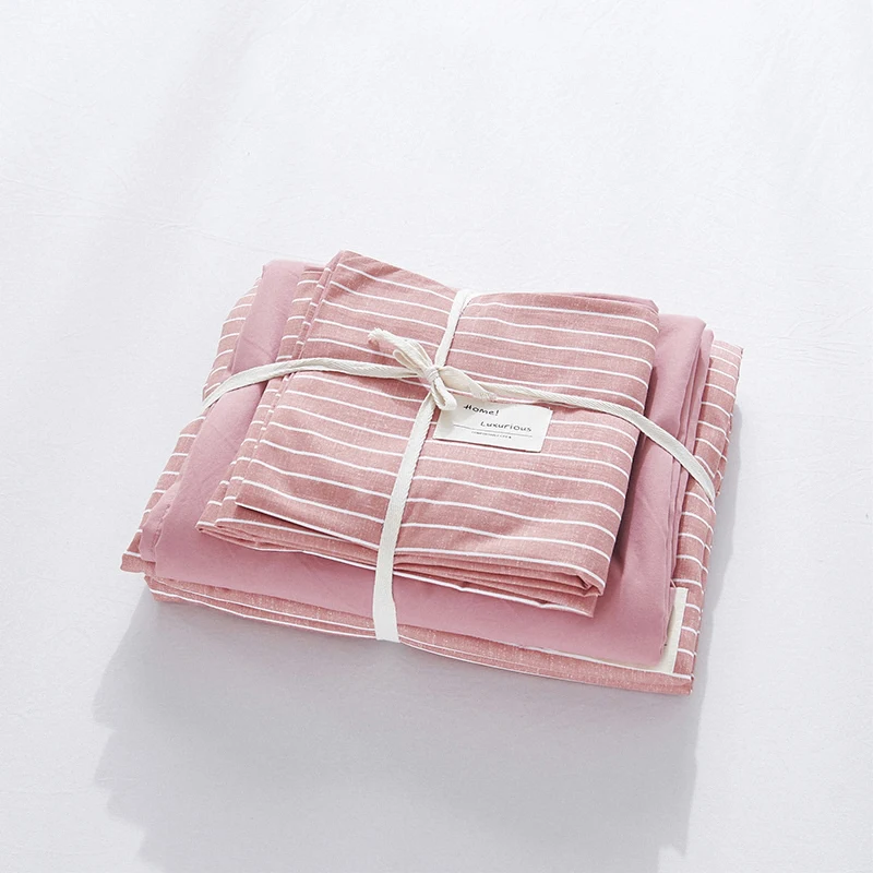 Title 2, Four-piece cotton bed set for a comfortable nig...