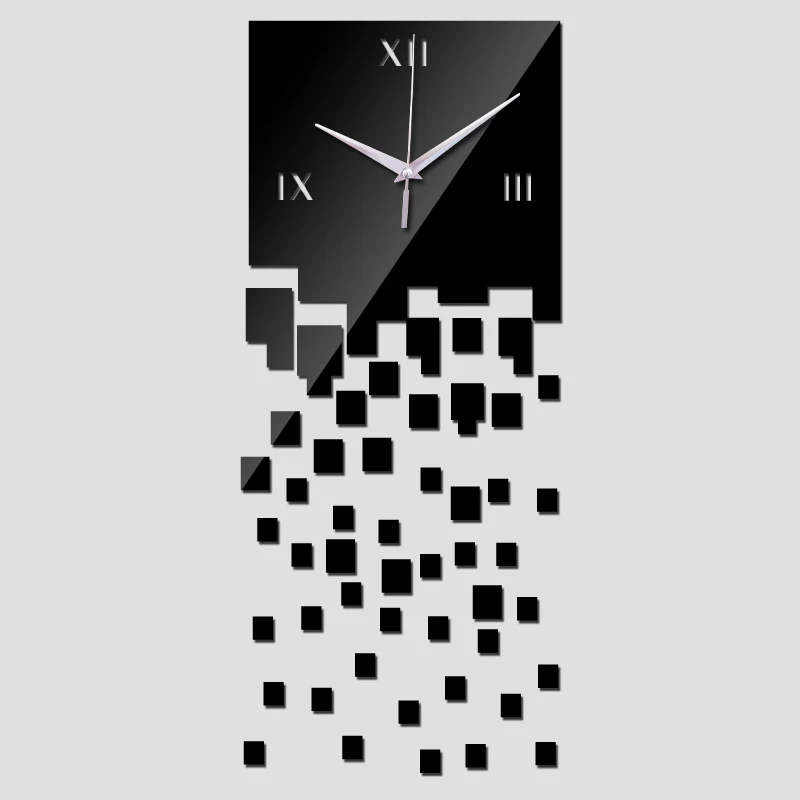 Title 4, Acrylic DIY Fashion Creative Wall Clock Design ...
