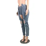 Jeans cosidos largos y cortos para un estilo versátil. Obtén comodidad y moda con estos vaqueros de costura doble para cualquier ocasión. — foto 3