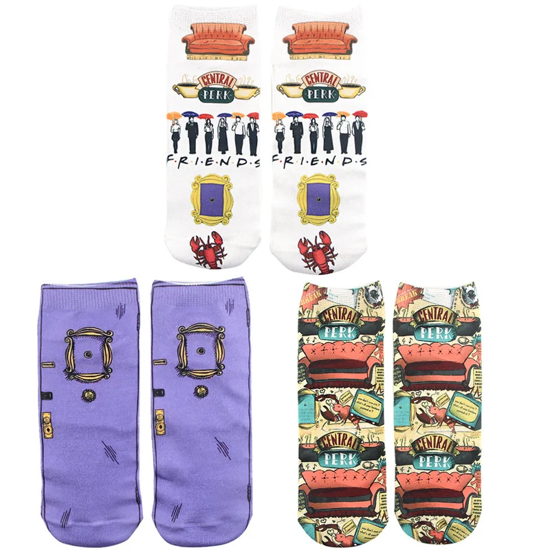 Title 2, Jane Creative Cartoon Socks – Breathable, Sweat...