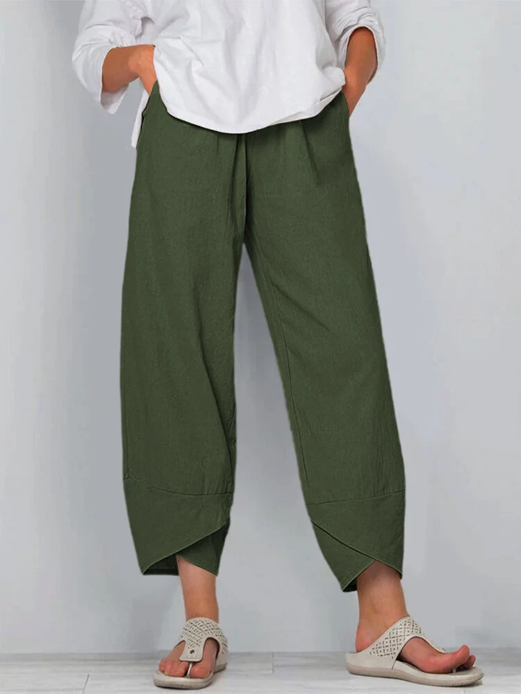 Women's Casual Straight Leg Pants Comfortable Everyday Wear Classic Fit Lightweight Fabric Perfect for Work or Relaxing — photo 6