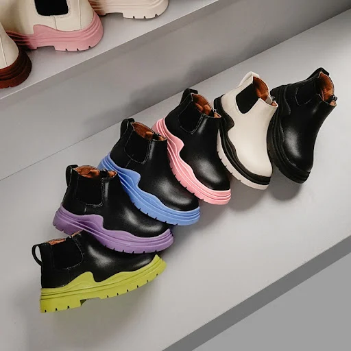 Title 6, Botas Martin para meninos grandes Sapatos infan...