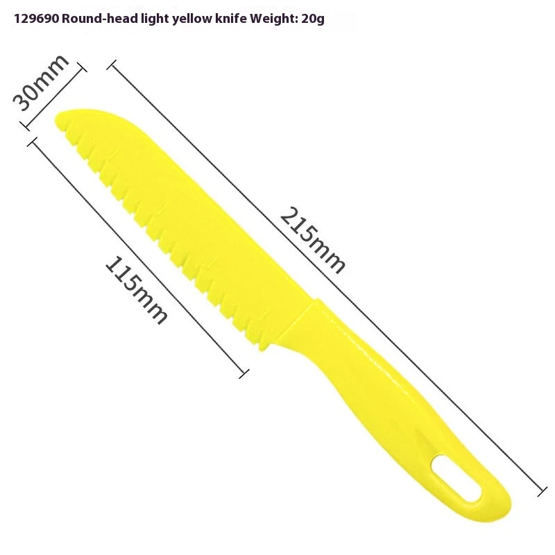 Title 2, Childrens Plastic Fruit Knife Set Safe and eas...
