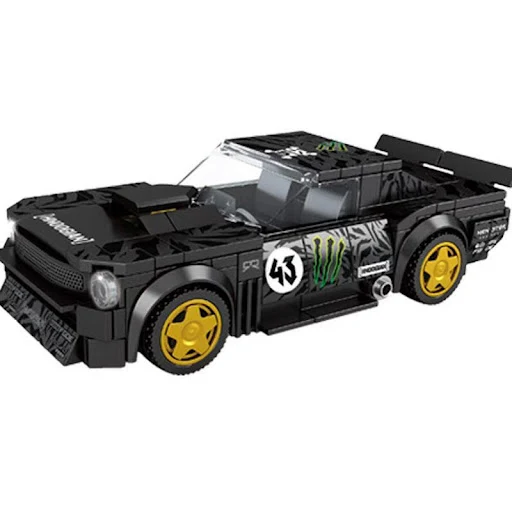 Title 1, Build a racing car model with small particle bu...