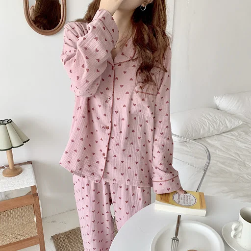 Title 10, Womens Long-sleeved Trousers Loose Home Servic...