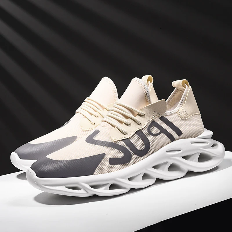 Chaussures de sport décontractées respirantes en tissu volant, parfaites pour un confort optimal et une aération maximale, idéales pour le quotidien. — photo 3