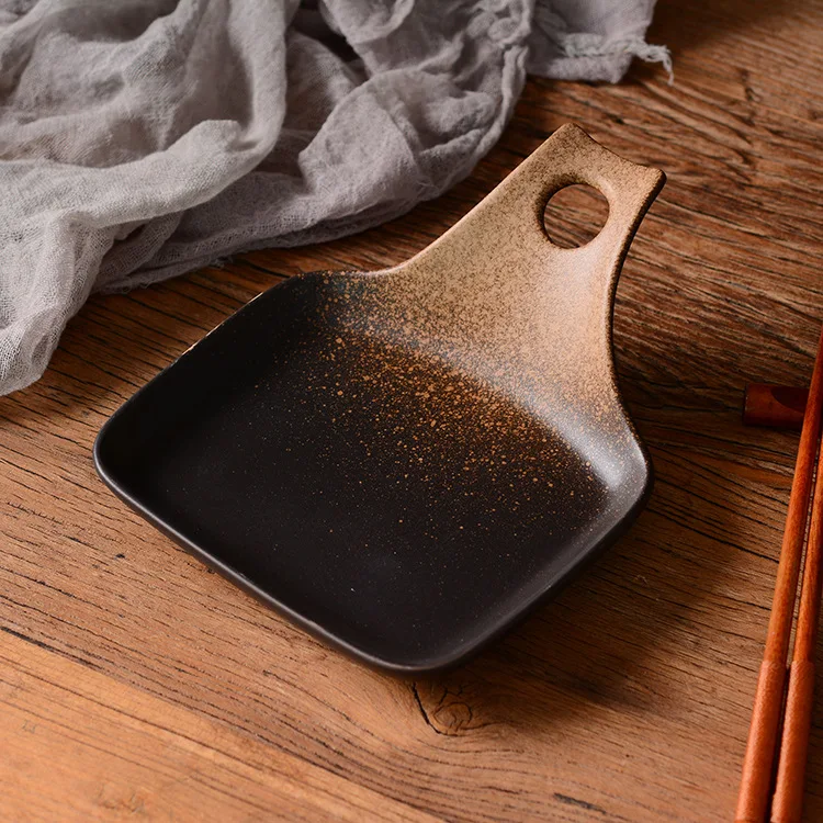 Title 8, Irregular Snack Ceramic Tableware, Hotel Simple...