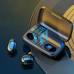 Mobile power wireless Bluetooth headset, offering truly wireless freedom for music and calls with the added benefit of w — photo 3