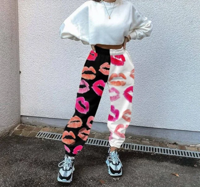 European and American Printed Sports Pants Casual Pants Comfortable and stylish pants perfect for sports and everyday we — photo 12