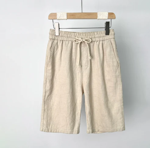 Summer Thin Casual Cotton Linen Cropped Pants Lightweight and Breathable Perfect for Warm Weather Comfortable and Stylis — photo 6