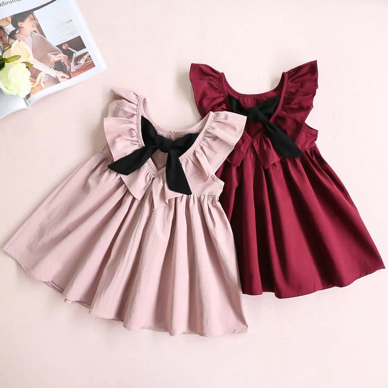 Kinder ärmelloses Sommerkleid, perfekt für warme Tage. Bequem, leicht und ideal zum Spielen. In verschiedenen Farben und Größen erhältlich. — foto 4