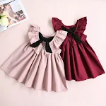 Kinder ärmelloses Sommerkleid, perfekt für warme Tage. Bequem, leicht und ideal zum Spielen. In verschiedenen Farben und Größen erhältlich. — foto 4