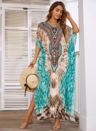 Title 7, Printing Oversized Beach Cover-up Women