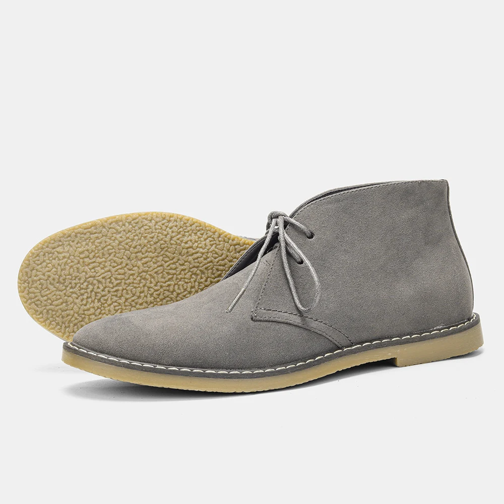 Botas Retro Masculinas Plus Size Deserto Clássicas Conforto e Estilo para Homens Modernos Calçado Durável e Versátil para um Visual Retrô Autêntico — foto 5